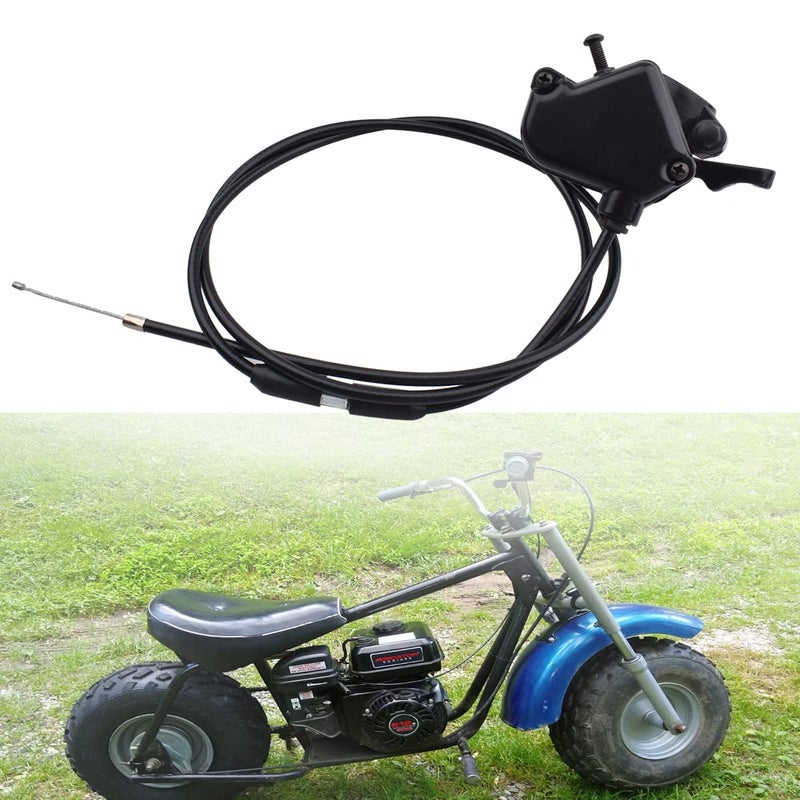LAXEEM 7/8'' 22mm Metal Thumb Throttle Cable Accelerator Handle Assembly For Chinese 50cc 70cc 90cc 110cc 125cc 250cc ATV Quad Go Kart Pit Bike - Image 2
